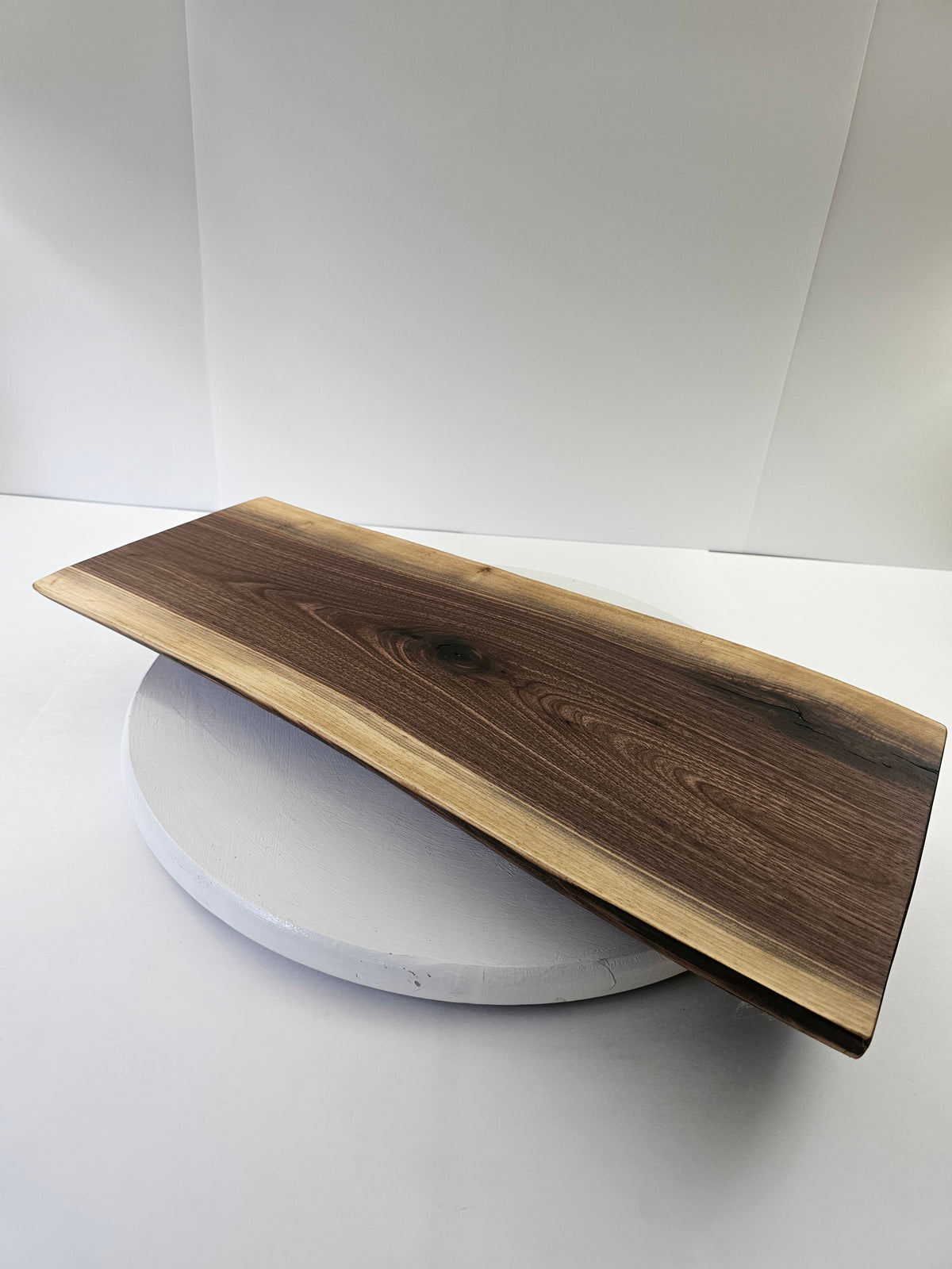 The Canoe (Black Walnut Charcuterie & Serving Board)
